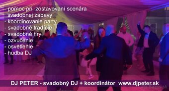 Svadobný DJ a koordinátor. Party DJ. Ozvučenie - osvetlenie - 5