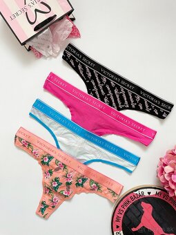 Victoria’s Secret PINK tanga nohavičky L - 5