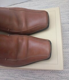 Prechodné kožené topánky dámske - 5