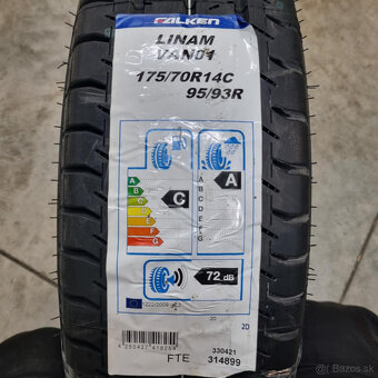 Dodávkové letné pneu 175/70 R14C FALKEN DOT5020 - 5