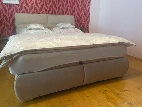 Boxspring postel s matracmi 160x200 cm - 5