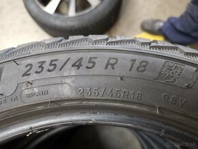 4x zimné pneumatiky Michelin Alpin 235/45 R18 - 5