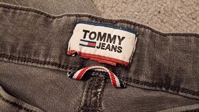 Tommy Hilfiger šedé slim straight streč - 5