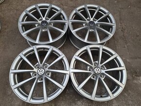 5x112 r17 ET36 x 7,5J elektróny AUDI,VW,ŠKODA,SEAT - 5