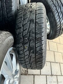 5x114,3 R16, Pneu 205/60 R16 zimné - 5