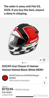 Prilba arai ducati - 5