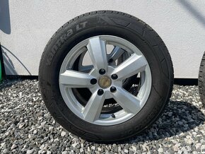 Alu disky značky MEGA WHEELS r16C + letné pneu - 5