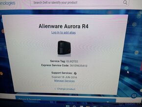 Predám Alienware Aurora r4 - 5