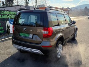 ► ŠKODA YETI 2,0 TDI 4x4-PARK. SENZORY, NEZAV. TOPENÍ,NAVI ◄ - 5