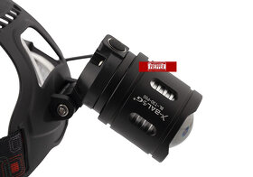 Silná čelovka XHP50 SV047 ZOOM SWAT Li-Ion USB - 5