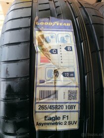 Letné pneu = 265/45 R20 = GOODYEAR = 2ks - 5