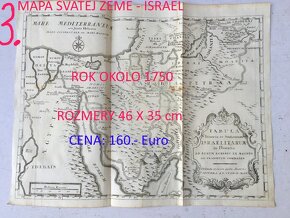 Staré mapy rok 1750 - 1884 - 5
