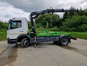 Mercedes Atego 1218 nosič kontajnerov s hydraulickou rukou - 5