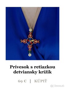 Petra Tóth: Detvianske kríže (prívesok a náušnice) - 5