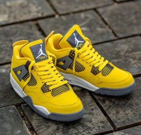 Nike Air Jordan Retro 4 Lightning Tour Yellow - 5