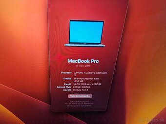 APPLE MACBOOK PRO 15 2017 i7 / 16gb ram / 512gb / retina - 5