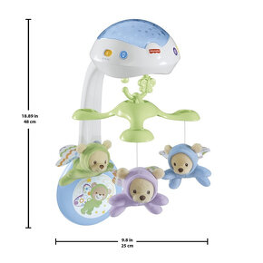 Fisher-Price Nature Berries  hudobný kolotoč - 5