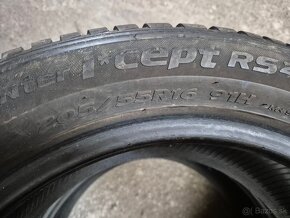 205/55 r16 zimné 2 ks HANKOOK dezén 5 mm DOT2019 - 5