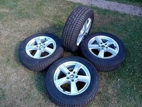 16" ALU 5x112 š SUPERB / VW + zimné pneu 215/60 16 Conti - 5