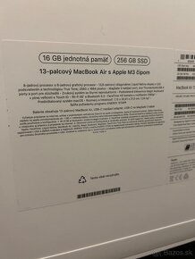 Predám nerozbalený MacBook Air 13” M3 16GB RAM 2024 - 5