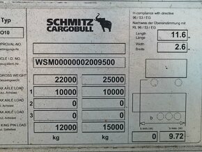 Schmitz CARGOBULL SKO 10, CARRIER MAXIMA 100 (8.955 MTH), HY - 5