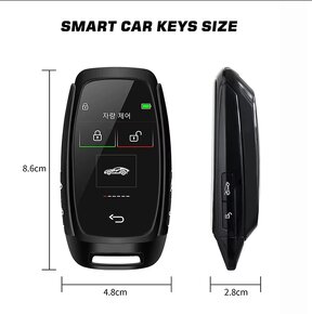 Inteligentný kľúč do auta s dotykovou obrazovkou LCD - 5