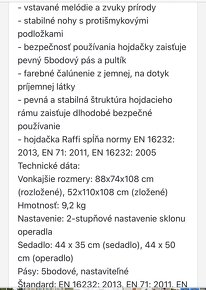 Hojdačka pre bábätko Caretero Raffi - 5