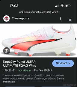 Kopacky Puma Ultra Ultimate FG/AG - 5