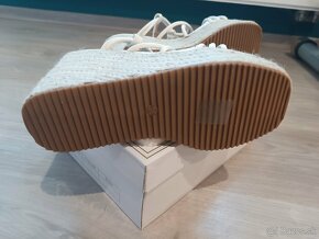 Espadrilky na platforme/kline biele 36 - 5