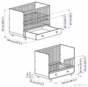 Postieľka IKEA MYLLRA - 5