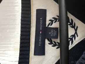 TOMMY HILFIGER originál/pánsky svetrik pásikavý XL - 5