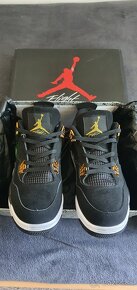 Predám Air Jordan 4 retro black gold - 5