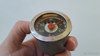 Tachometer Jawa Pionier - CHRÓMOVÝ RÁMIK - 5