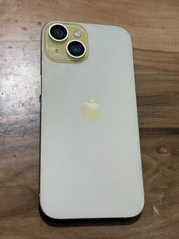 Predám Apple iPhone 15 128GB Žltá Stav Nového telefónu - 5