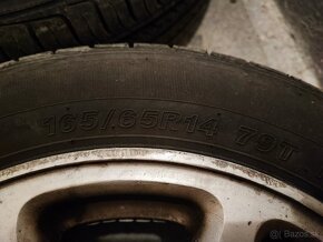 Letne pneumatiky 165/65 R14 79T, Hlinikové disky 4x100 - 5