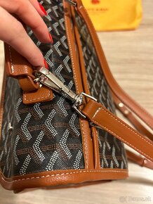 Goyard batoh Saint Léger - čieno&hnedý (GO1) - 5