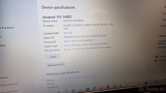 Lenovo Ideapad 100 s nabíjačkou - 5