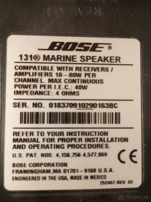 predam repro BOSE MARINE SPEAKER 131 - 5