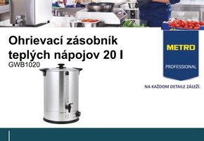 Ohrievací zásobník teplých nápojov 20 l - 5