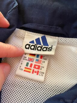 vintage retro adidas bunda vetrovka na zips - 5