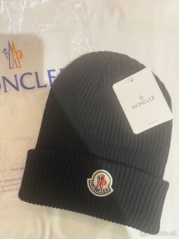 Moncler čiapka čierna - 5