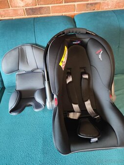 Autosedačka (vajíčko) Klippan Dinofix Black/Grey - 5