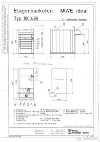 Pekárenská pec MIWE Ideal 1000/5 R-ZK - 5