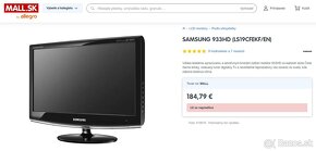 Monitor s TV Samsung SyncMaster 933HD - 5