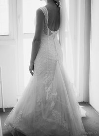 Čipkované svadobné šaty Lillian West - 5