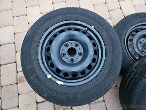 Michelin 195/65 R15 + plechove disky 5x112 VW AG - 5