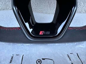 Audi sportovy volant alcantara cerveny RS3 RSQ3 RS4 RS5 - 5