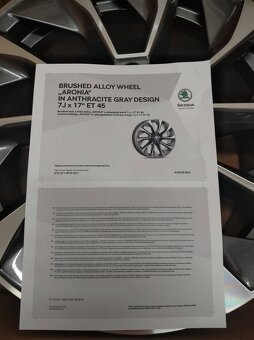 17" alu ŠKODA KAROQ 100 % stav. - 5