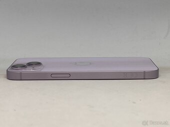 IPHONE 14 PURPLE 128GB ZÁRUKA - VEĽMI PEKNÝ STAV - 5