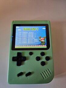 8-bit Retro herna konzola s 500 hrami - 5